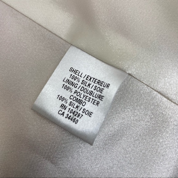 Milly Silk Mini Dress Peony Pink White Size 4 - Picture 4 of 5